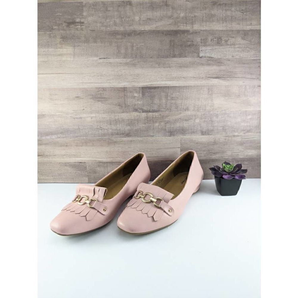 Comfortview Aliza Pink Loafers